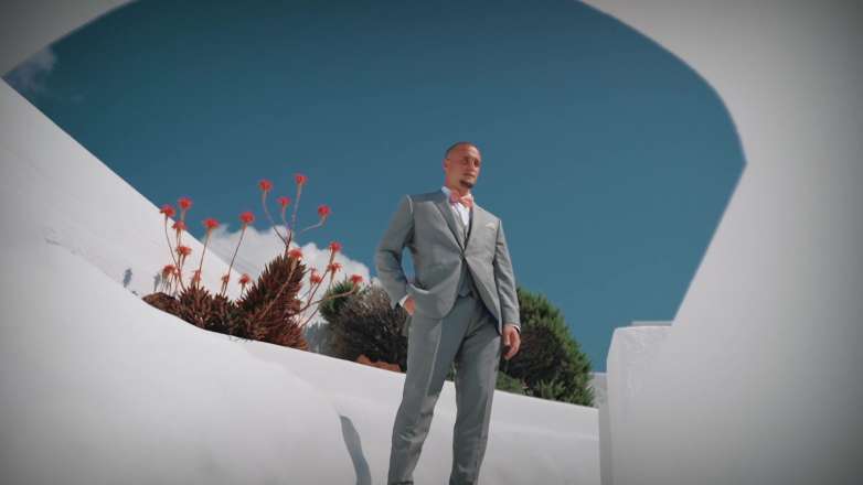 Wedding video santorini