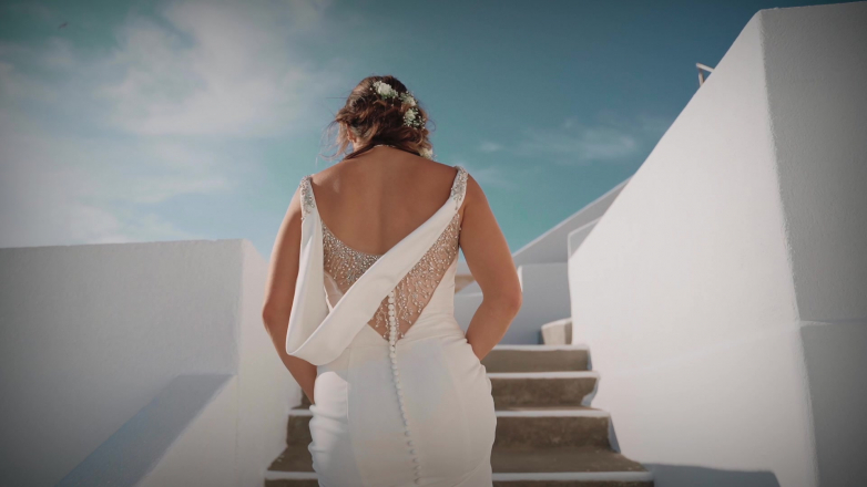 Wedding video santorini